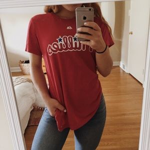 Vintage Phillies chase Utley jersey t shirt 26